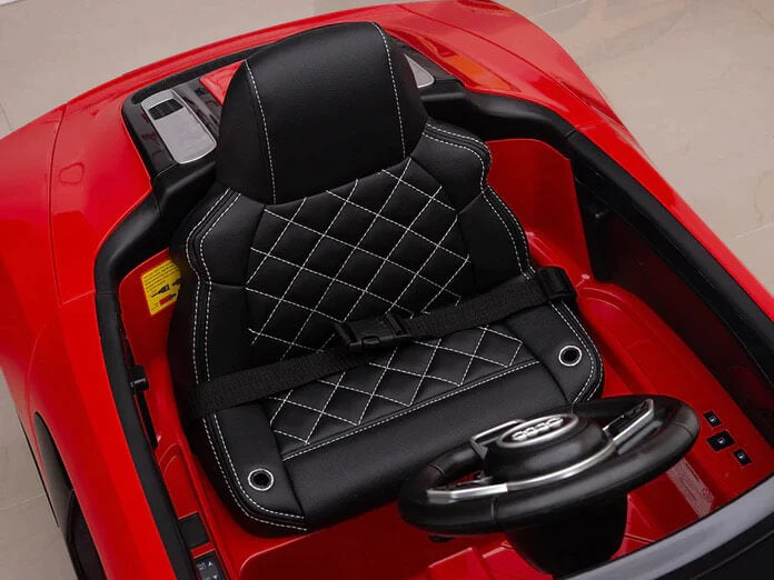 Mini Moto Toys AUDI R8 12V Kids Electric Ride-On Car, Parental Remote