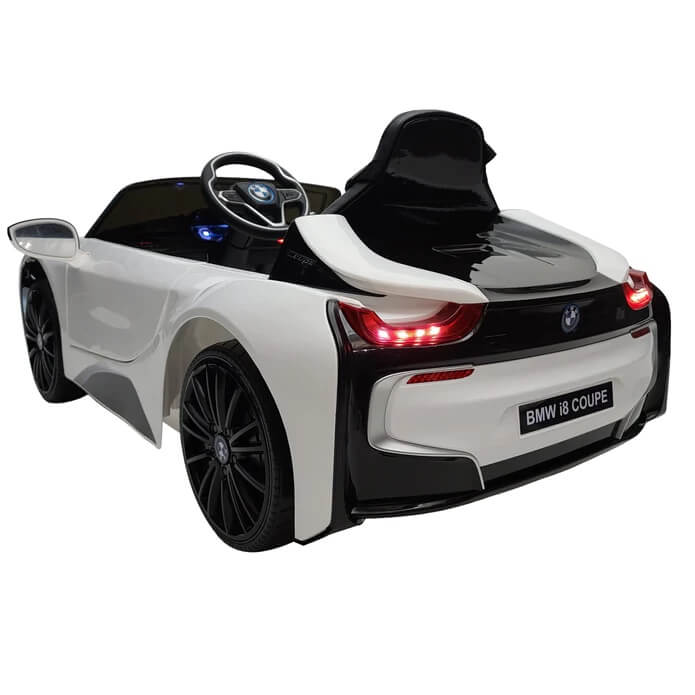 Mini Moto Toys BMW I8 12V Kids 1 Seat Electric Ride-On Car, Parental Remote
