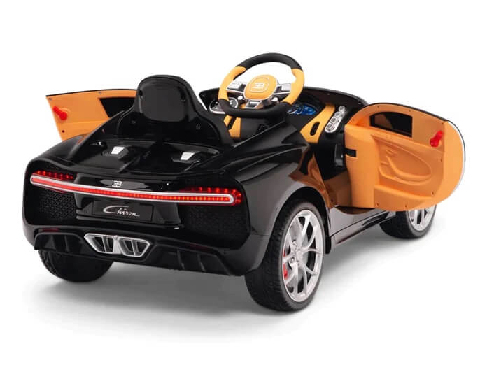 Mini Moto Toys BUGATTI CHIRON 12V Kids Battery Electric Ride-On Car, Parental Remote