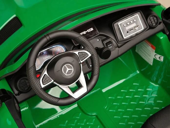 Mini Moto Toys MERCEDES AMG GTR 12V Electric Ride-On Car, Parental Remote