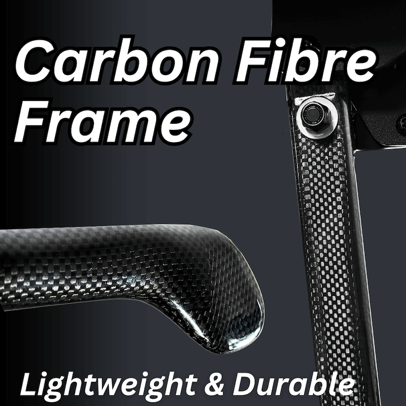 MoJo T580 Carbon Fiber 4 Wheel Lightweight Folding Electric Mobility Scooter