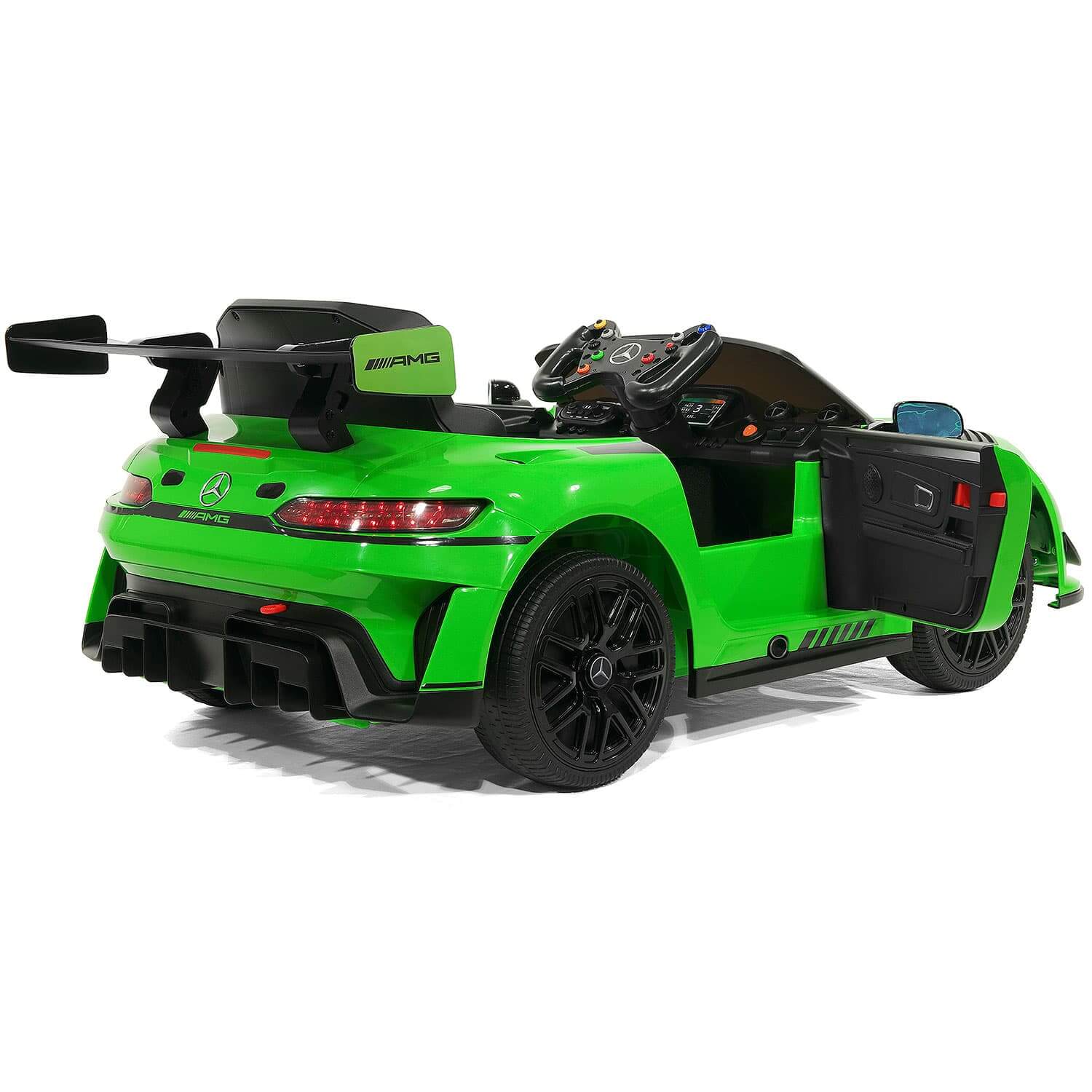 Moderno Kids Mercedes Benz AMG GT3 EVO 12V Electric Ride-On Car w/Parental Remote