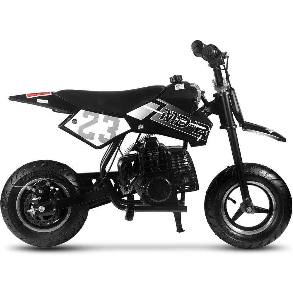 MotoTec DB-02 50cc 2-Stroke Suspension Kids' Supermoto Gas Dirt Bike