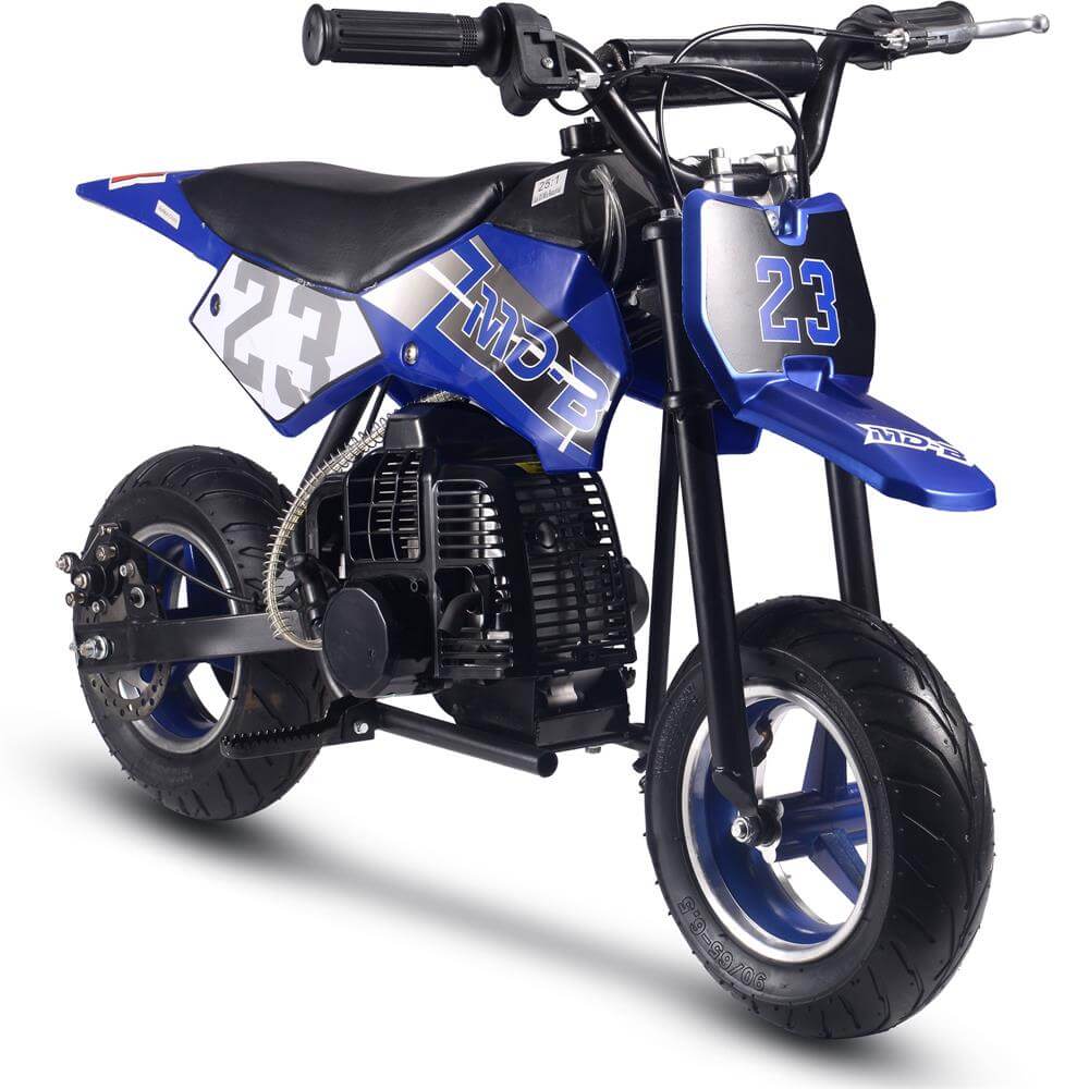 MotoTec DB-02 50cc 2-Stroke Suspension Kids' Supermoto Gas Dirt Bike