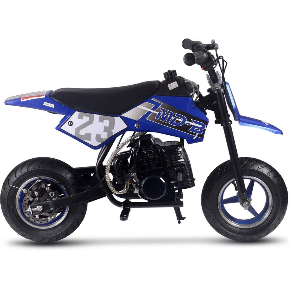 MotoTec DB-02 50cc 2-Stroke Suspension Kids' Supermoto Gas Dirt Bike