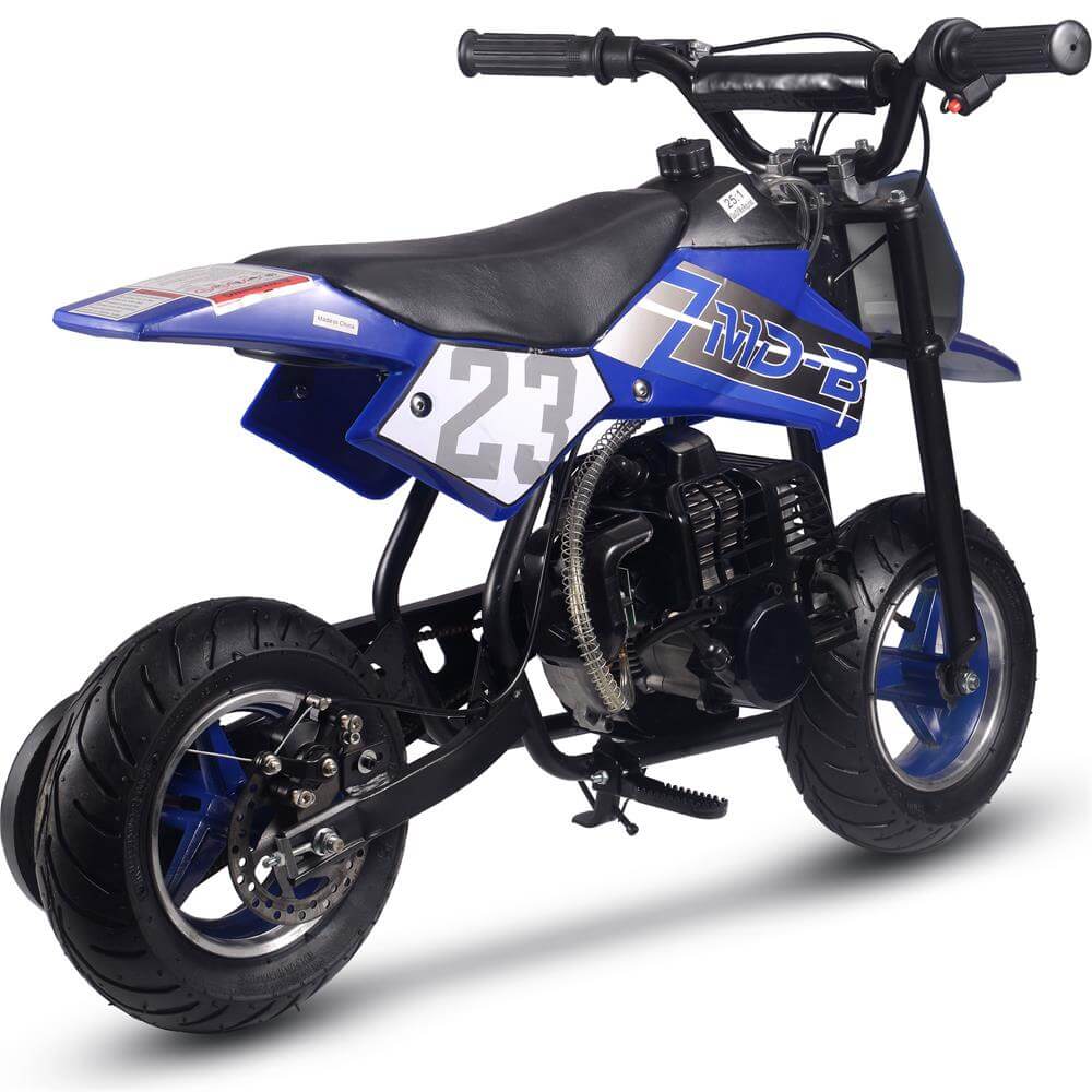 MotoTec DB-02 50cc 2-Stroke Suspension Kids' Supermoto Gas Dirt Bike
