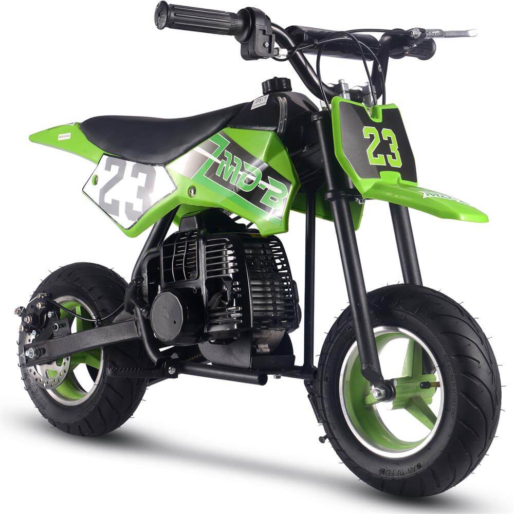 MotoTec DB-02 50cc 2-Stroke Suspension Kids' Supermoto Gas Dirt Bike