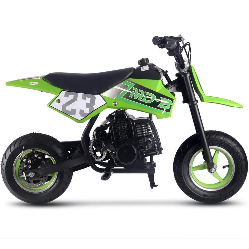 MotoTec DB-02 50cc 2-Stroke Suspension Kids' Supermoto Gas Dirt Bike
