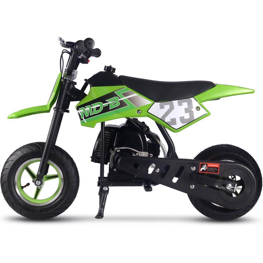 MotoTec DB-02 50cc 2-Stroke Suspension Kids' Supermoto Gas Dirt Bike