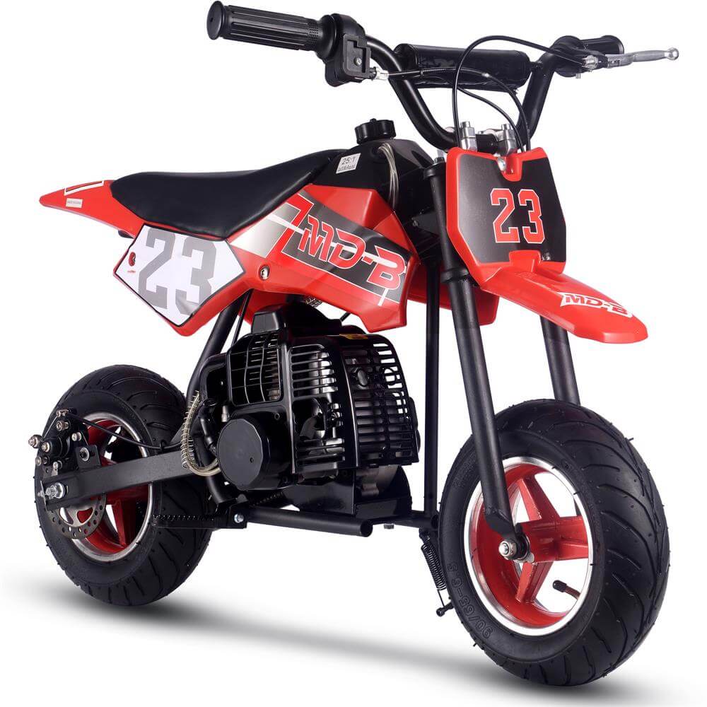 MotoTec DB-02 50cc 2-Stroke Suspension Kids' Supermoto Gas Dirt Bike