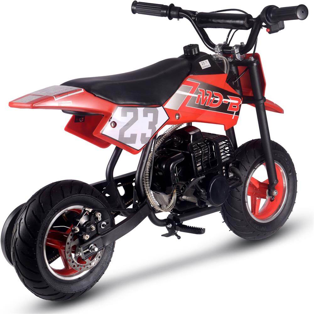 MotoTec DB-02 50cc 2-Stroke Suspension Kids' Supermoto Gas Dirt Bike