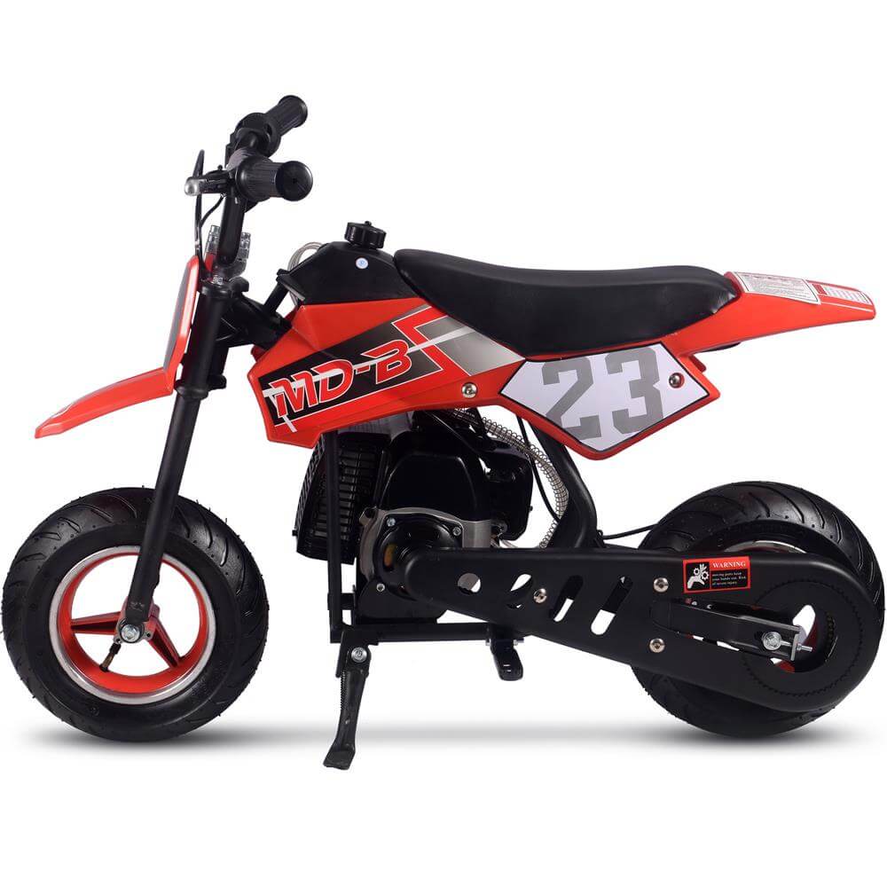 MotoTec DB-02 50cc 2-Stroke Suspension Kids' Supermoto Gas Dirt Bike