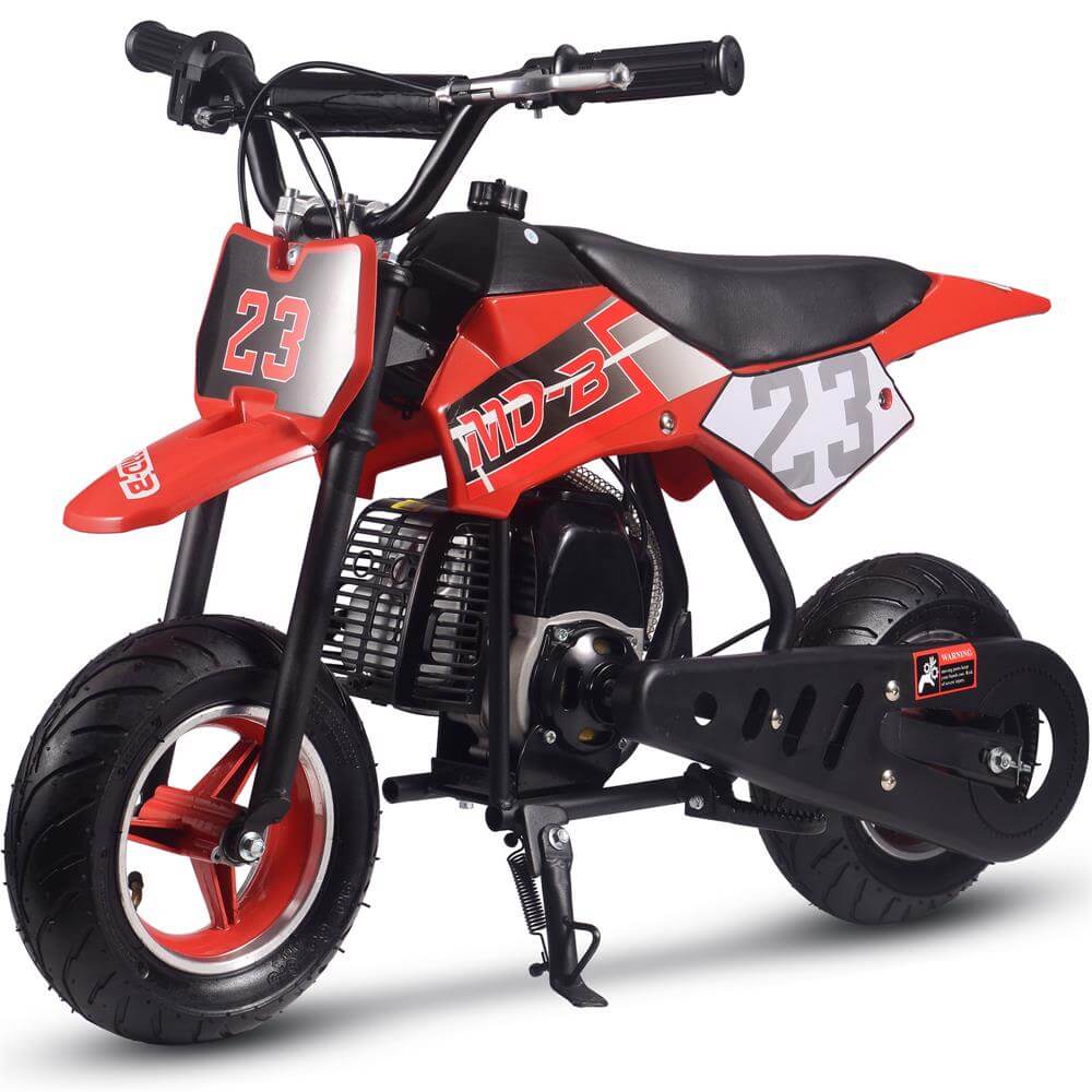 MotoTec DB-02 50cc 2-Stroke Suspension Kids' Supermoto Gas Dirt Bike