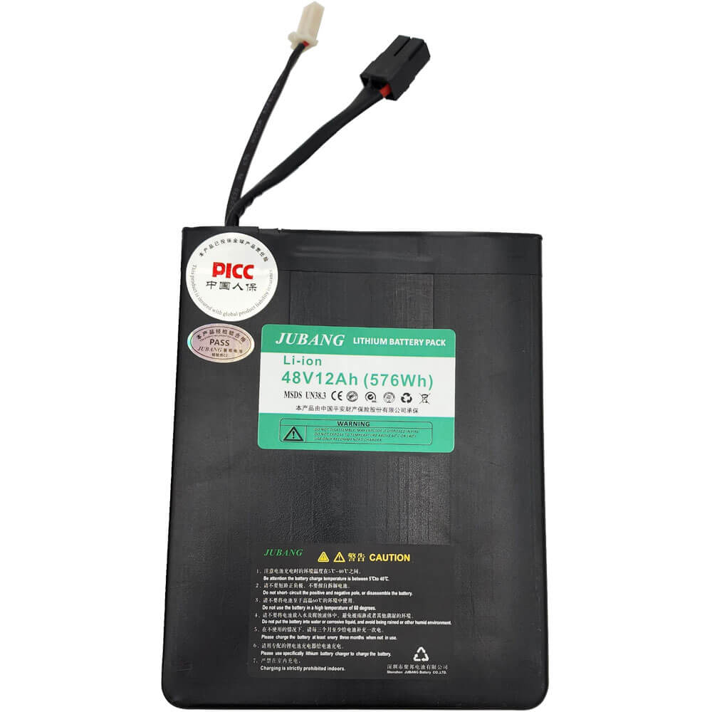 MotoTec Replacement 12Ah LITHIUM BATTERY for 750W 48V Electric TrikeTRK-750w-Battery-48v-12ah