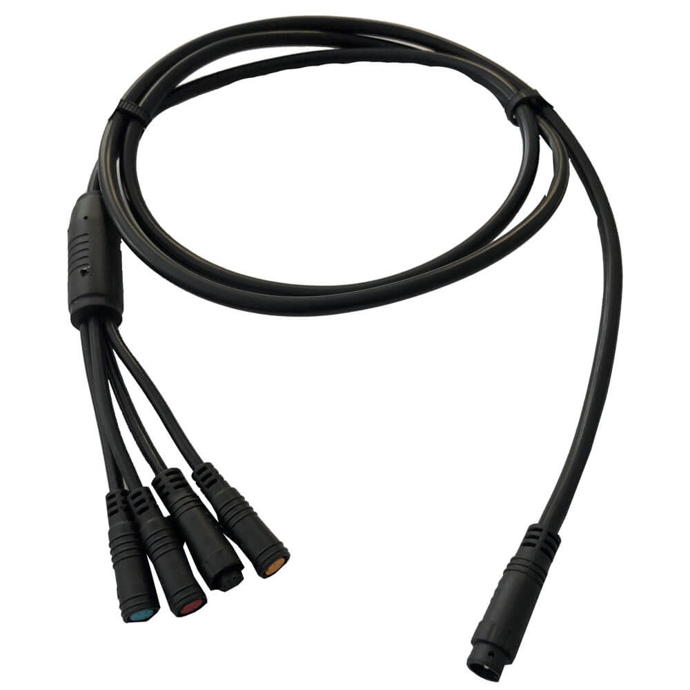 MotoTec Replacement 3 SPEED WIRE HARNESS 4 CONNECTOR V2 for 700W 48V Folding Electric Trike