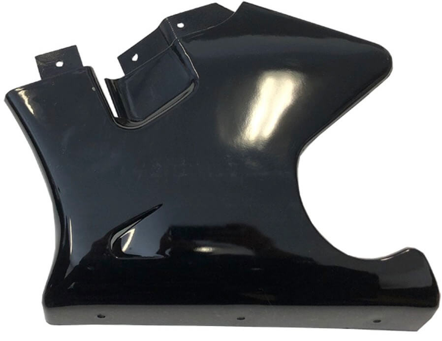 MotoTec Replacement ALL BLACK LEFT FAIRING for GP Electric Pocket Bike