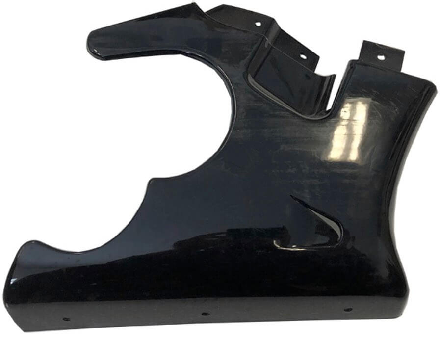 MotoTec Replacement ALL BLACK RIGHT FAIRING for GP Electric Pocket Bike