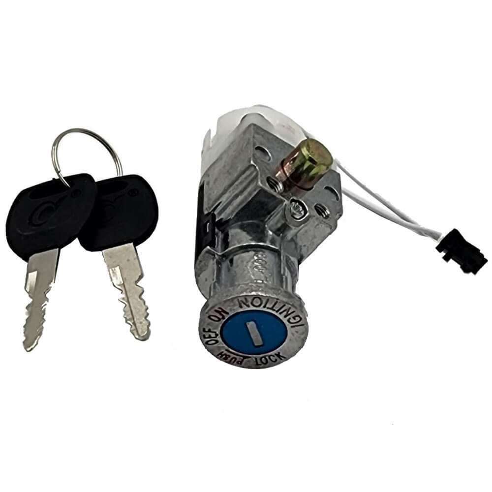 MotoTec Replacement BATTERY KEY ASSEMBLY V2 for 700W 48V Folding Electric Trike