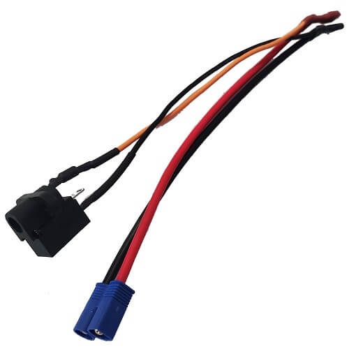 MotoTec Replacement BATTERY WIRE 2 PRONG CHARGING PORT for Baja 24V Electric UTV