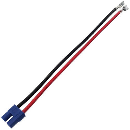 MotoTec Replacement BATTERY WIRE 2 PRONG FEMALE for Baja 24V Electric UTV