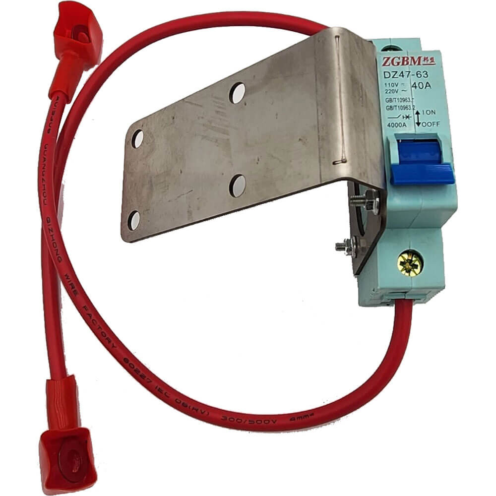 MotoTec Replacement CIRCUIT BREAKER 40A for Mud Monster XL 2000W Electric Go-Kart
