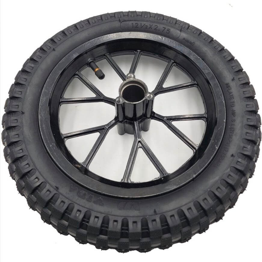 MotoTec Replacement COMPLETE REAR WHEEL 12.5x2.75 for Alien DB-01 Gas Dirt Bike