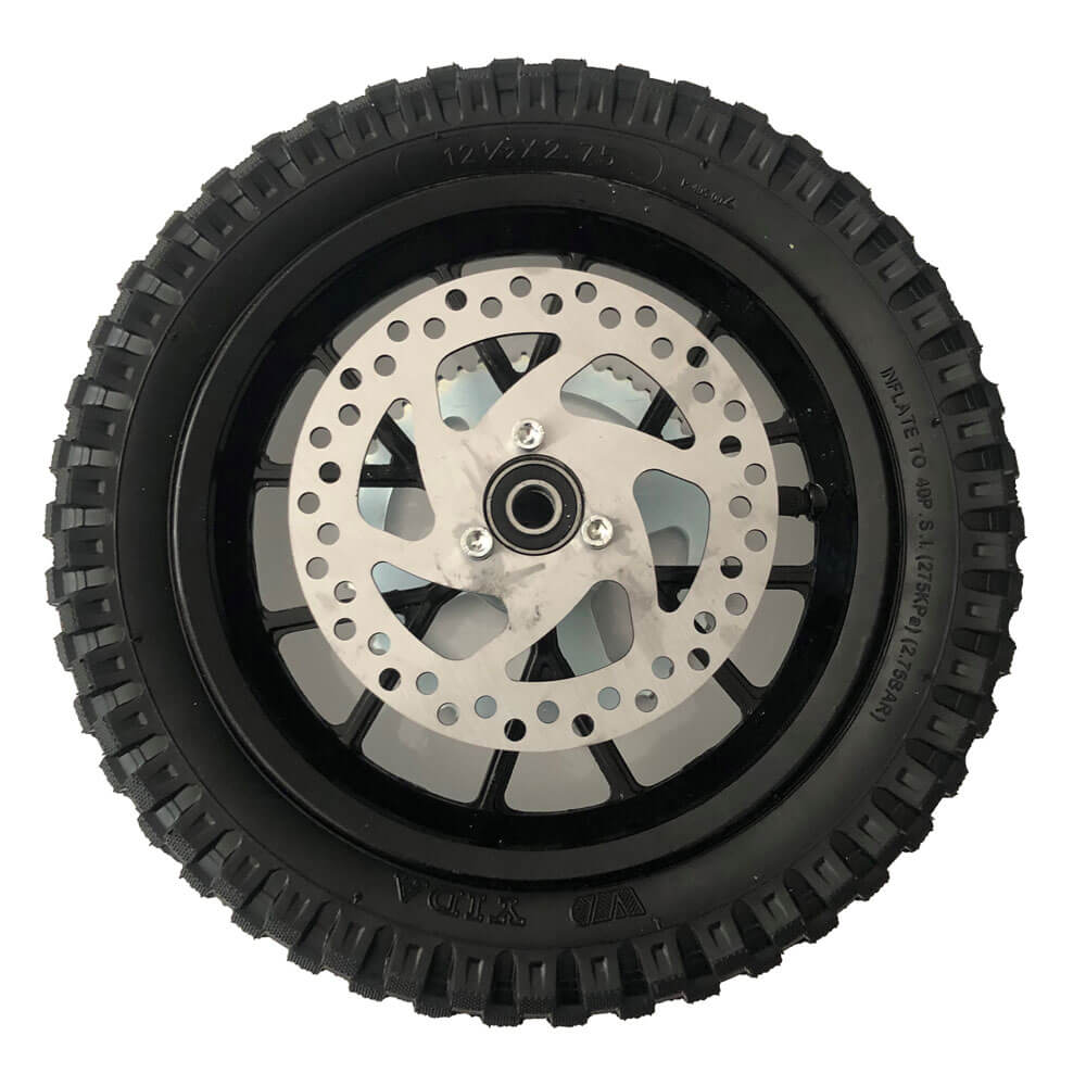 MotoTec Replacement COMPLETE/FULL REAR WHEEL 12.5x2.75 for Villain Gas Dirt Bike