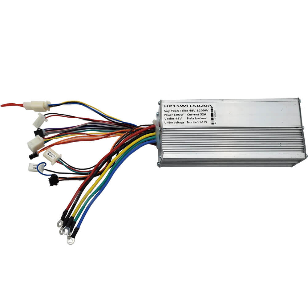 MotoTec Replacement ELECTRONIC CONTROLLER V3 for 1200W 48V Electric Trike