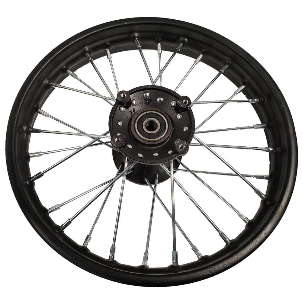 MotoTec Replacement FRONT RIM 60/100-12 for 1000W 36V Pro Electric Dirt Bike