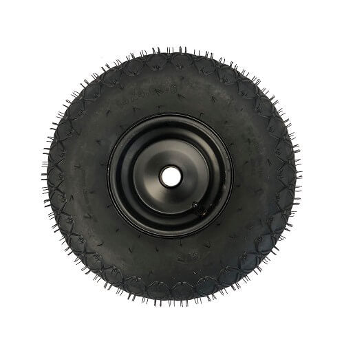 MotoTec Replacement FRONT TIRE WITH RIM for 36V Maverick Go Kart