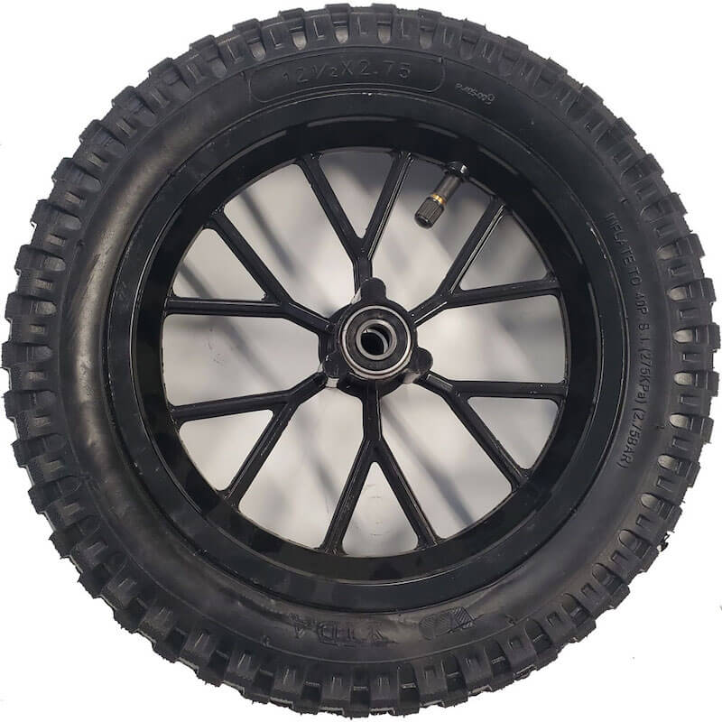 MotoTec Replacement FRONT WHEEL 12.5x2.75 for Villain Gas Dirt Bike