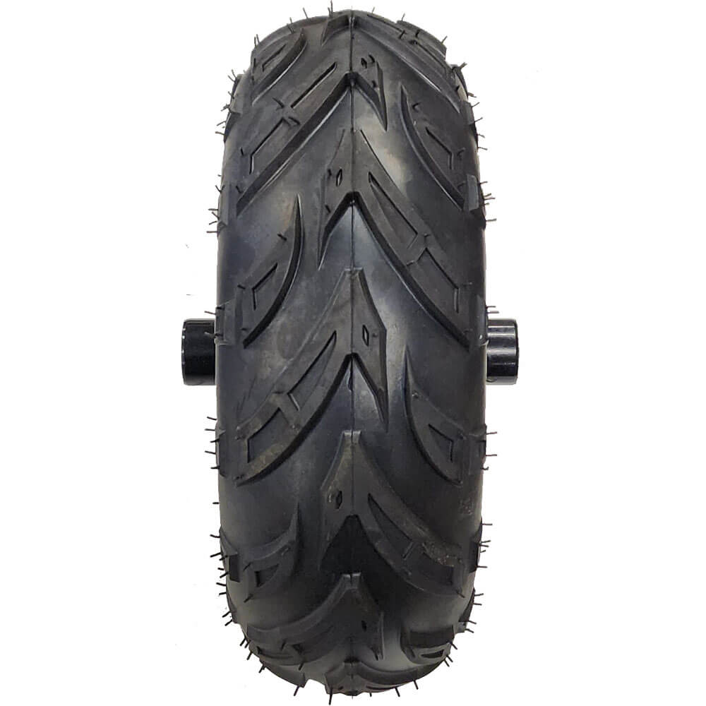 MotoTec Replacement FRONT WHEEL ASSEMBLY for 1000W 48V Electric Mini Bike