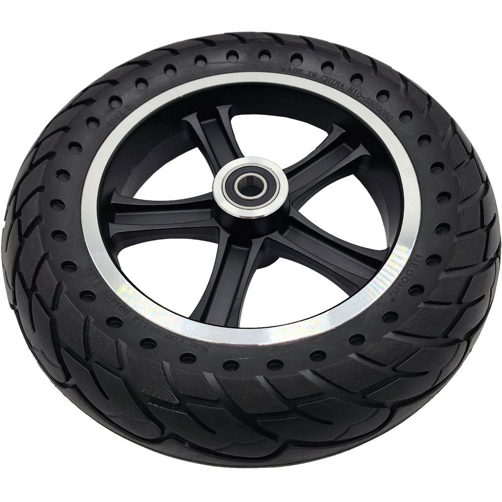 MotoTec Replacement FRONT WHEEL SOLID TIRE for 700W 48V Folding Electric Trike
