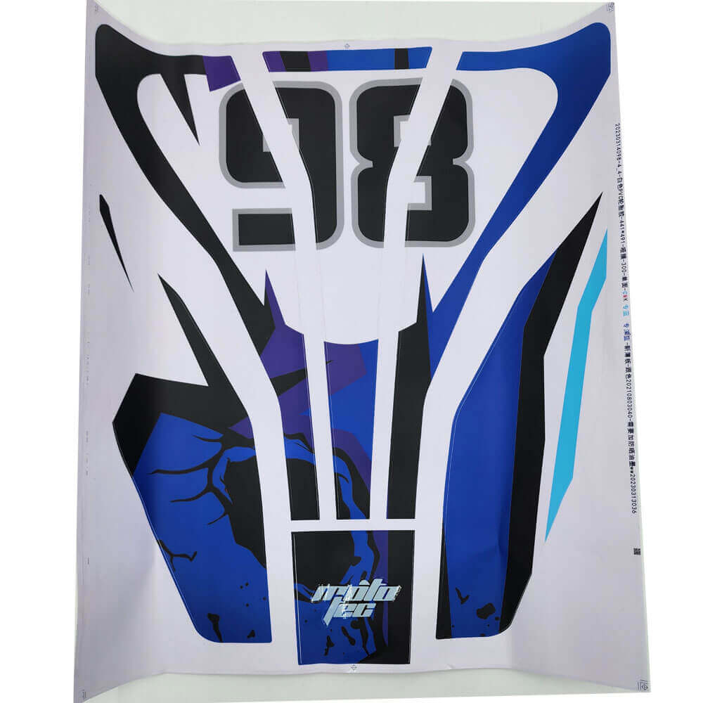 MotoTec Replacement HOOD STICKER for Mud Monster XL 212cc/2000W Go-Kart