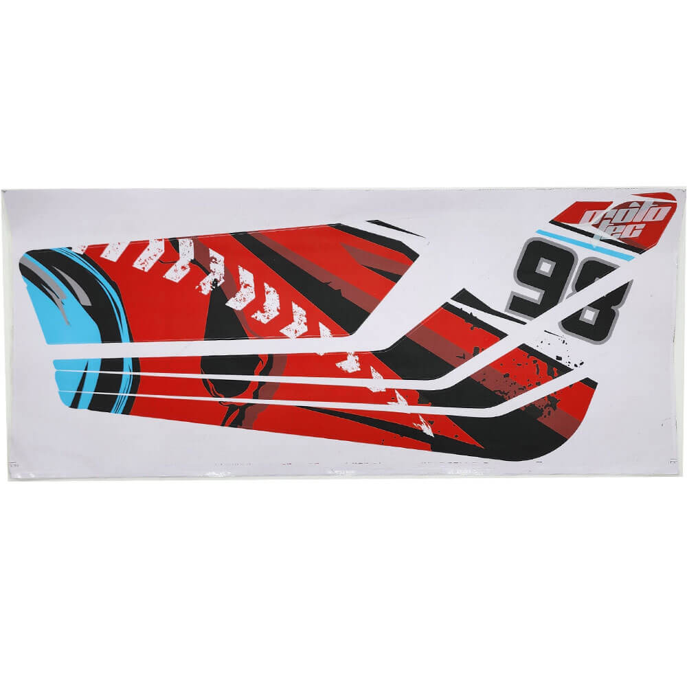 MotoTec Replacement LEFT BODY STICKER for Mud Monster XL 212cc/2000W Go-Kart