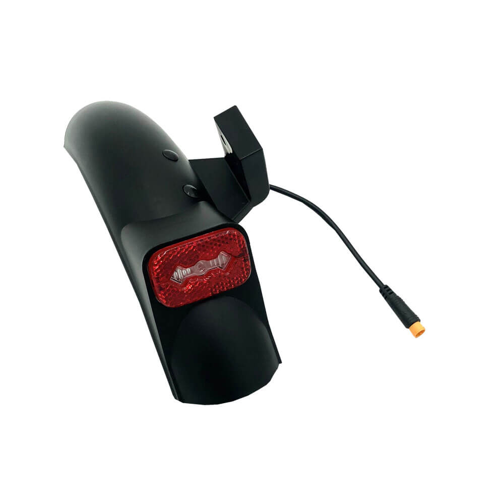 MotoTec Replacement LEFT REAR FENDER WITH LIGHT for 700W 48V Folding Electric Trike