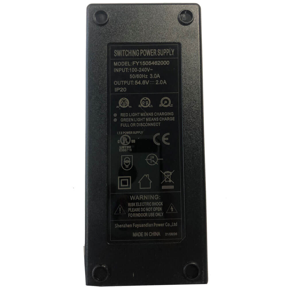 MotoTec Replacement LITHIUM BATTERY CHARGER for Mini Fat Tire 48V Electric Scooter