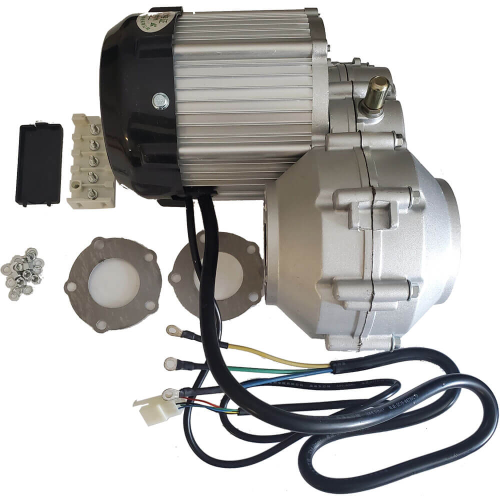 MotoTec Replacement MOTOR WITH GEARBOX for 1200W 48V Electric Trike