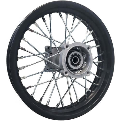 MotoTec Replacement REAR RIM 1.85x12 for X2 Gas Dirt Bike, 03.08.0021