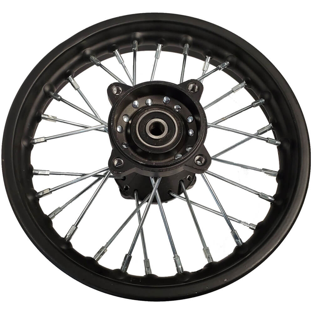 MotoTec Replacement REAR RIM 80/100-10 for 1000W 36V Pro Electric Dirt Bike