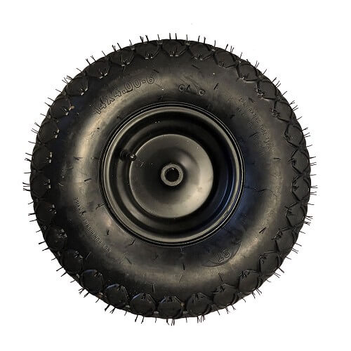 MotoTec Replacement REAR TIRE WITH RIM for 36V Maverick Go Kart