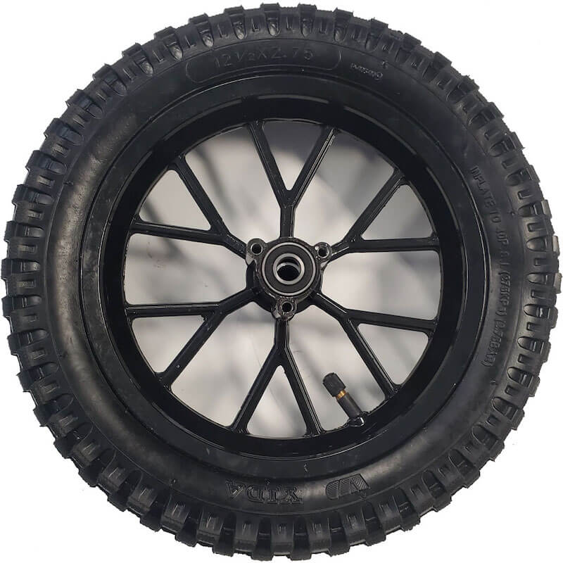 MotoTec Replacement REAR WHEEL 12.5x2.75 for Villain Gas Dirt Bike