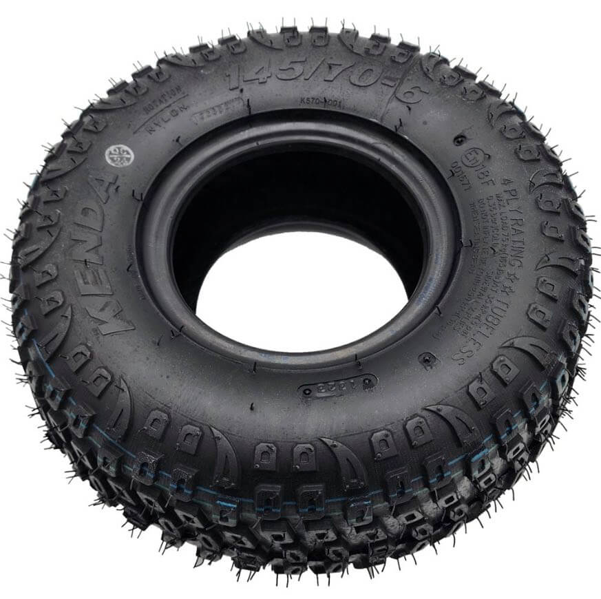 MotoTec Replacement TIRE 145/70-6 for Mars Electric Scooter