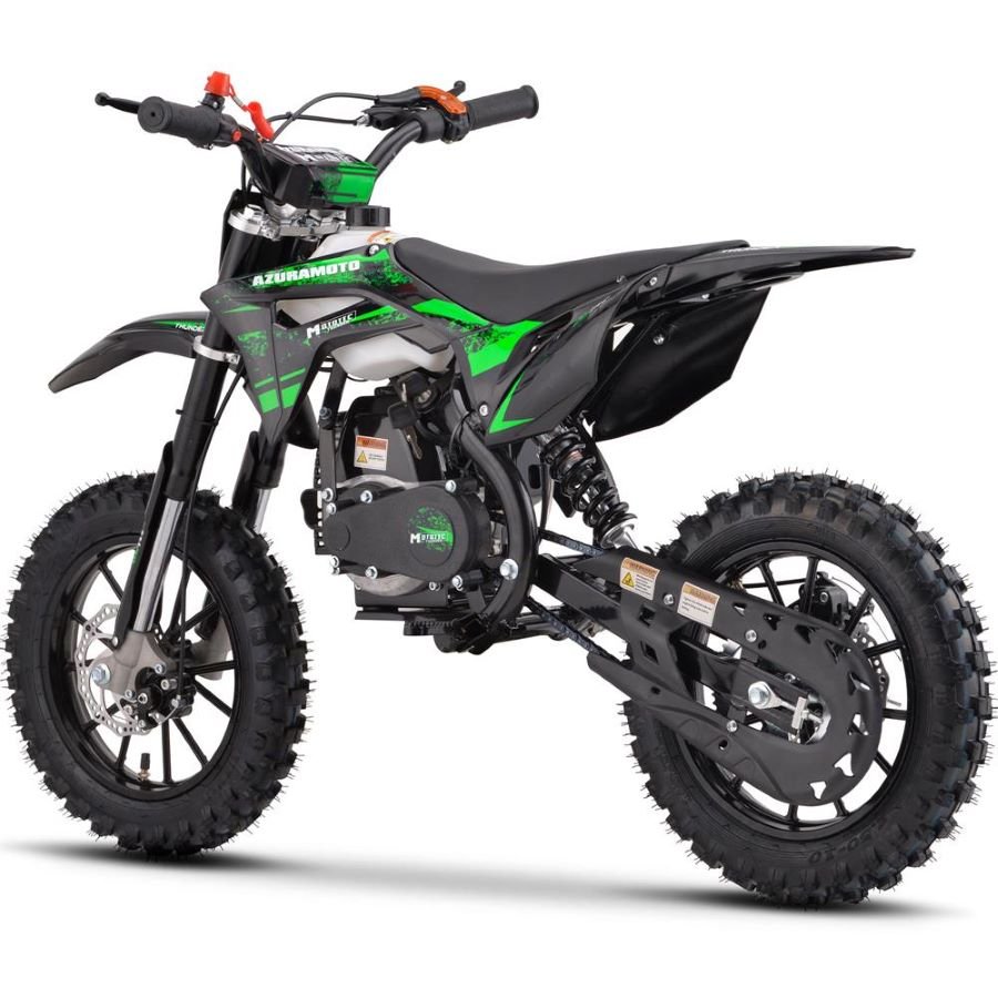 MotoTec THUNDER 50cc 2-Stroke Suspension Kids' Gas Dirt Bike