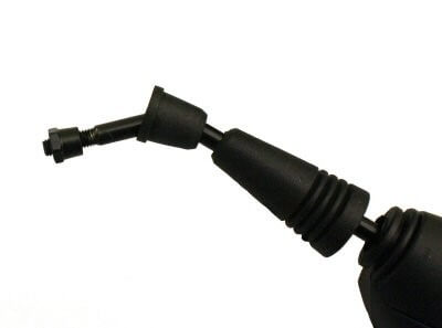 MotoTec Universal Parts Adjustable Black Mirror Set for Scooters, 108-43