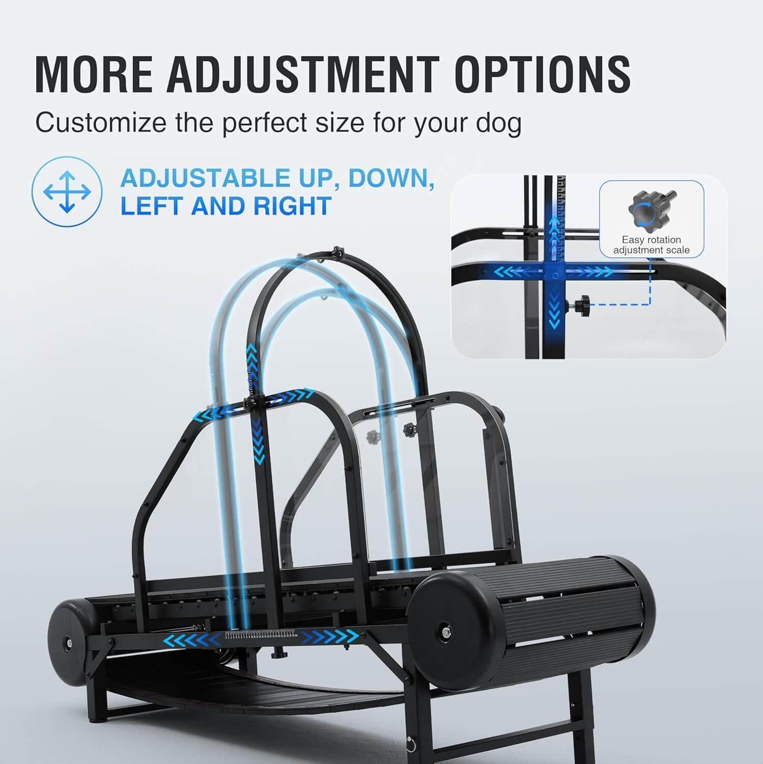 Moysoon Adjustable Ramp Dog Treadmill