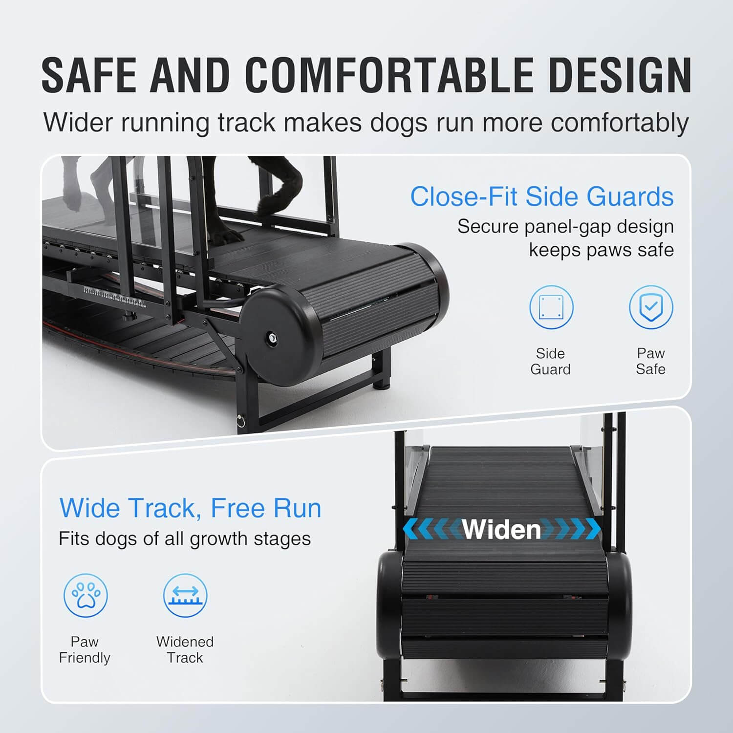 Moysoon Adjustable Ramp Dog Treadmill