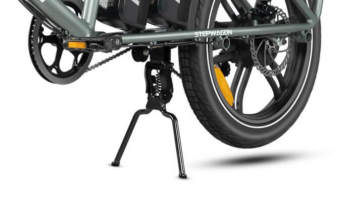 2025 Mukkpet STEPWAGON 750W 48V Dual Battery Cargo Front Suspension Electric Bike