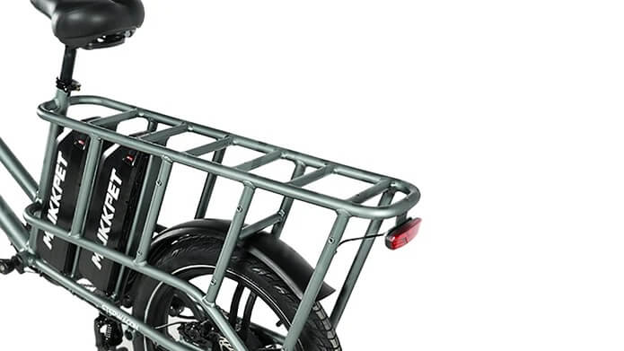 2025 Mukkpet STEPWAGON 750W 48V Dual Battery Cargo Front Suspension Electric Bike