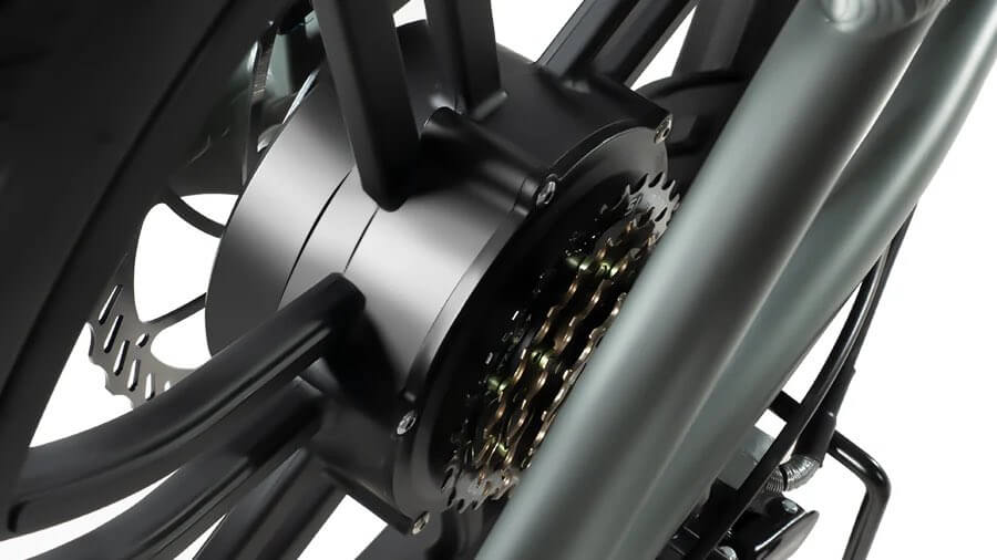 2025 Mukkpet STEPWAGON 750W 48V Dual Battery Cargo Front Suspension Electric Bike